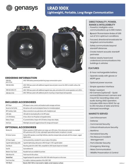 LRAD 100X